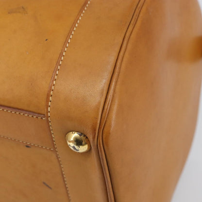 Hermes Vintage Convertible Boston Bag Leather, BROWN, LEATHER, Travel bag