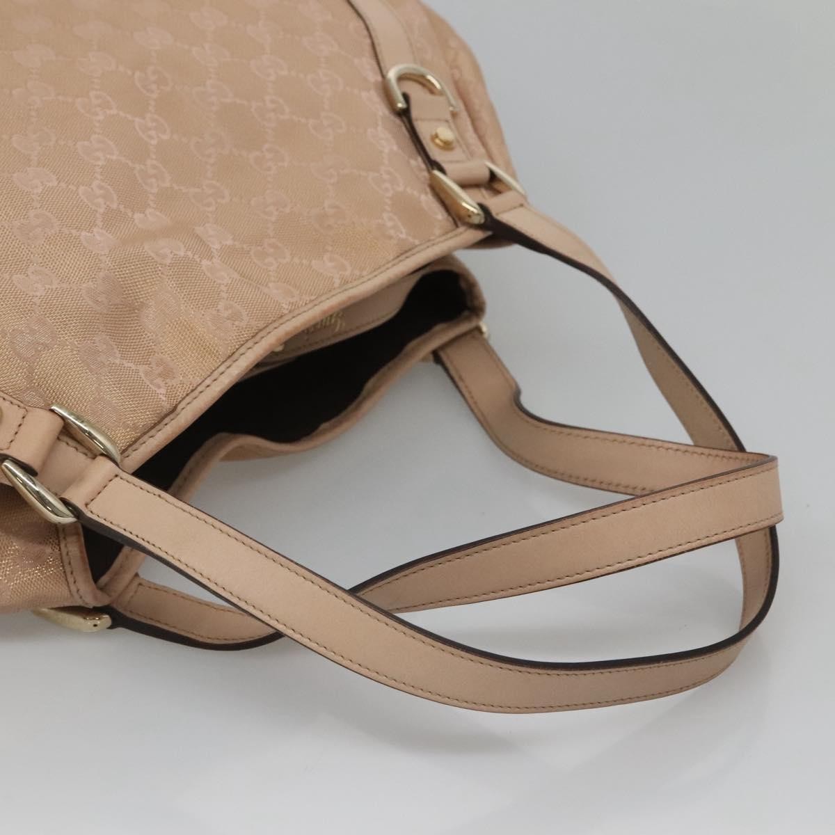 Gucci Abbey Shoulder Bag GG Canvas, BEIGE, CANVAS, Tote bag