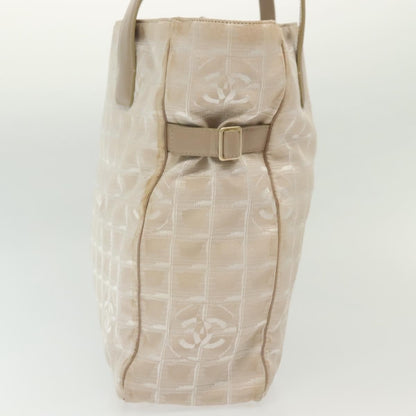 Chanel Travel Line Tote Nylon, BEIGE, NYLON, Tote bag