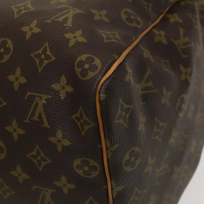 Louis Vuitton Keepall Bag Monogram Canvas, BROWN, CANVAS, Travel bag
