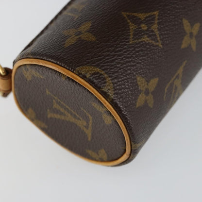 Louis Vuitton Papillon Pochette Monogram Canvas, BROWN, CANVAS, Handbag