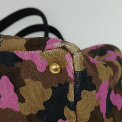 Prada Canapa Open Tote Canvas, MULTICOLOUR, CANVAS, Tote bag
