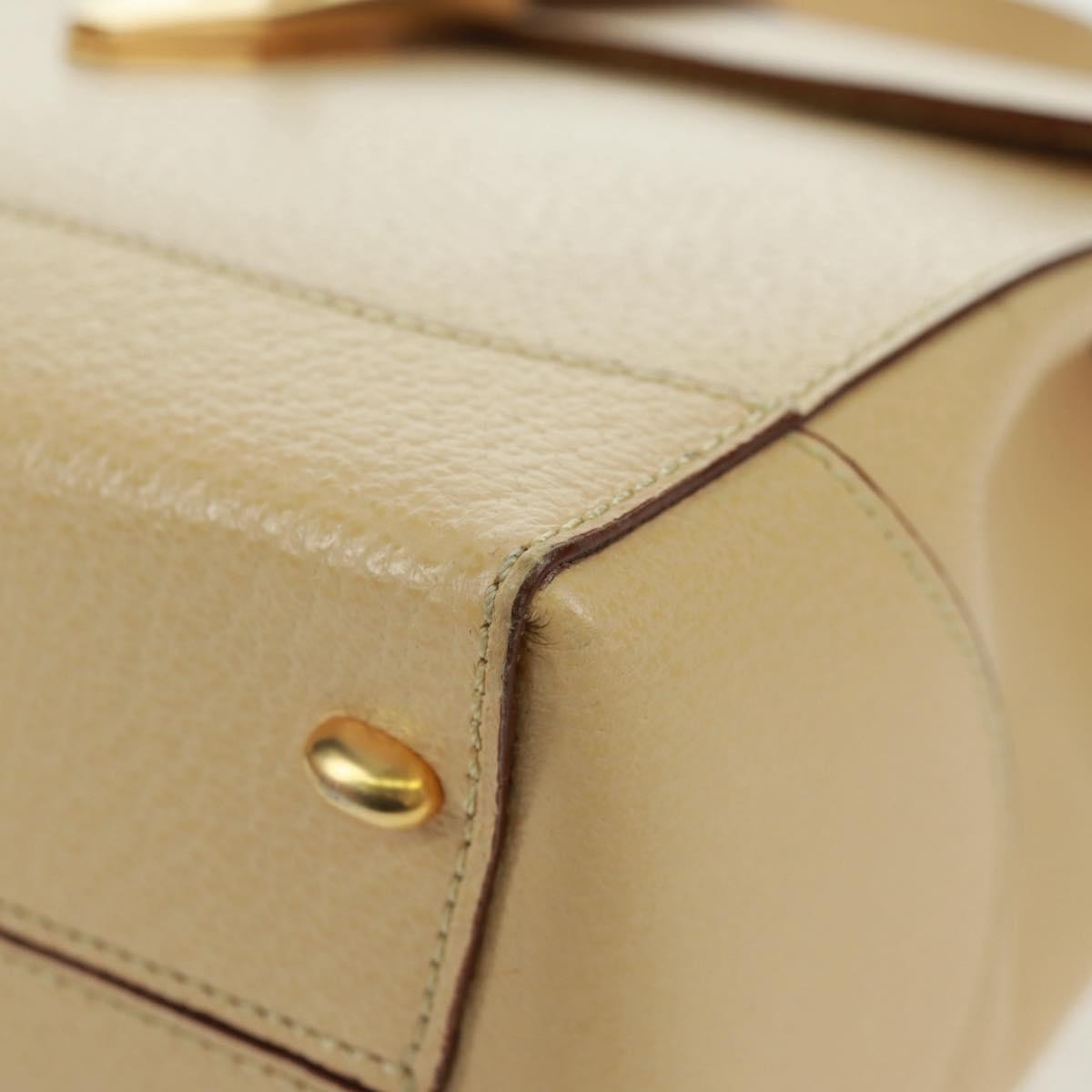 Celine 16 Top Handle Bag Grained Calfskin, BEIGE, LEATHER, Handbag