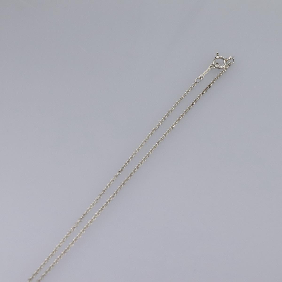 Tiffany & Co. Elsa Peretti Open Heart Pendant Necklace Sterling Silver, SILVER, SILVER, Necklace