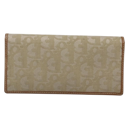 Christian Dior Trotter French Wallet Diorissimo Canvas, GREEN, CANVAS, Wallets