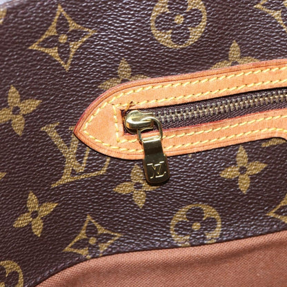 Louis Vuitton Shopping Sac Handbag Monogram Canvas, BROWN, CANVAS, Tote bag