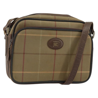 Burberry Nova check Shoulder bag Canvas, BEIGE, CANVAS, Shoulder bag
