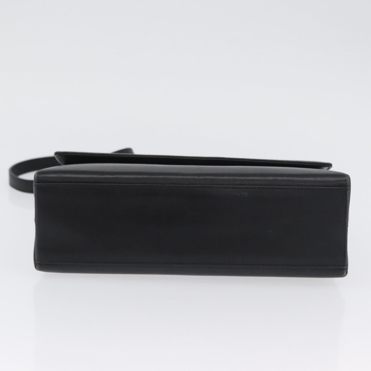 Salvatore Ferragamo Vintage Handbag Leather, BLACK, LEATHER, Handbag