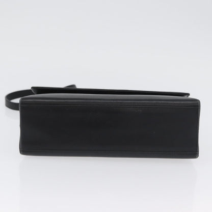 Salvatore Ferragamo Vintage Handbag Leather, BLACK, LEATHER, Handbag