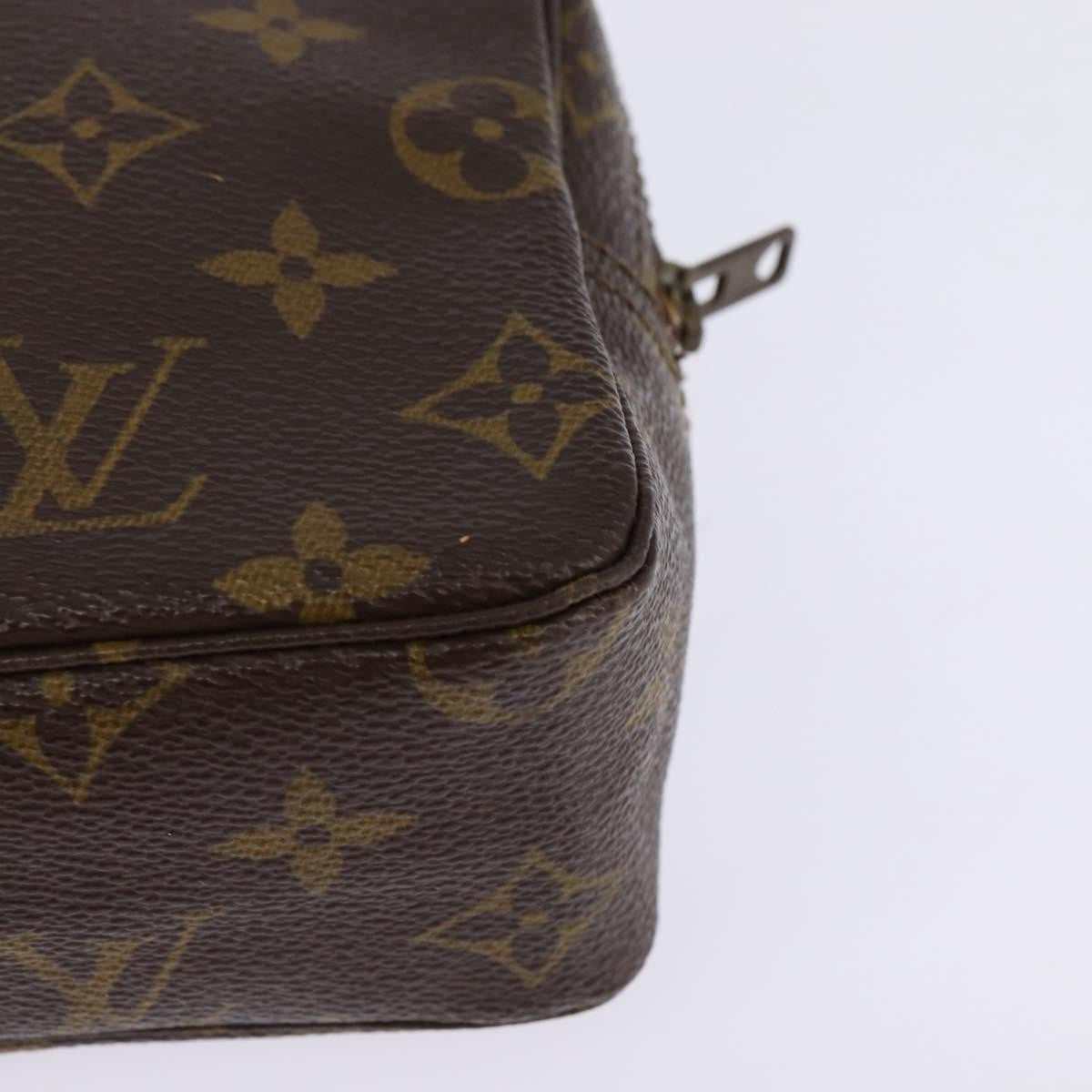 Louis Vuitton Trousse Toiletry Pouch Monogram Canvas, BROWN, CANVAS, Toiletry Case