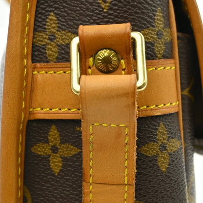 Louis Vuitton Sologne Handbag Monogram Canvas, Brown, Canvas, Shoulder Bag
