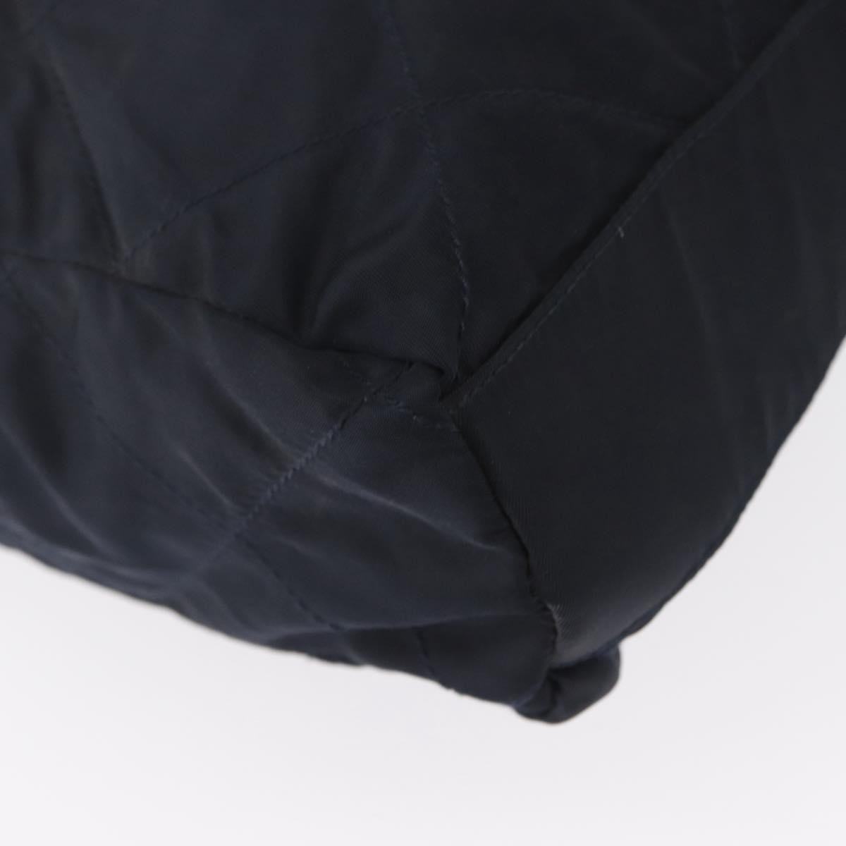 Prada Chain Shoulder Bag Tessuto, Navy, Nylon, Shoulder Bag