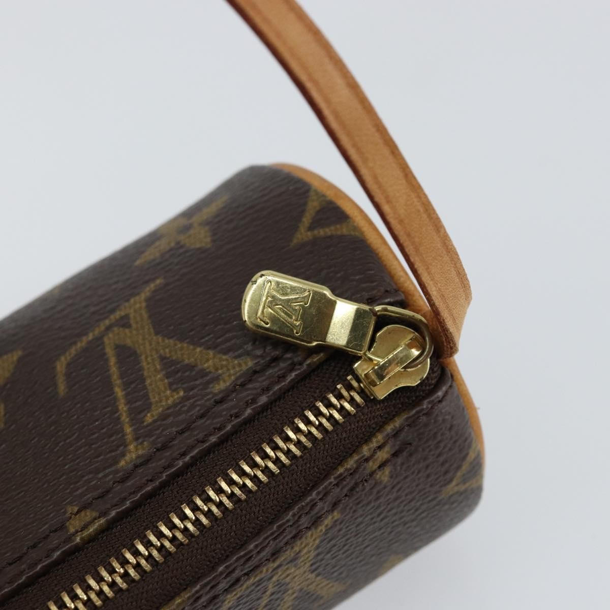 Louis Vuitton Papillon Pochette Monogram Canvas, BROWN, CANVAS, Clutche & pouche