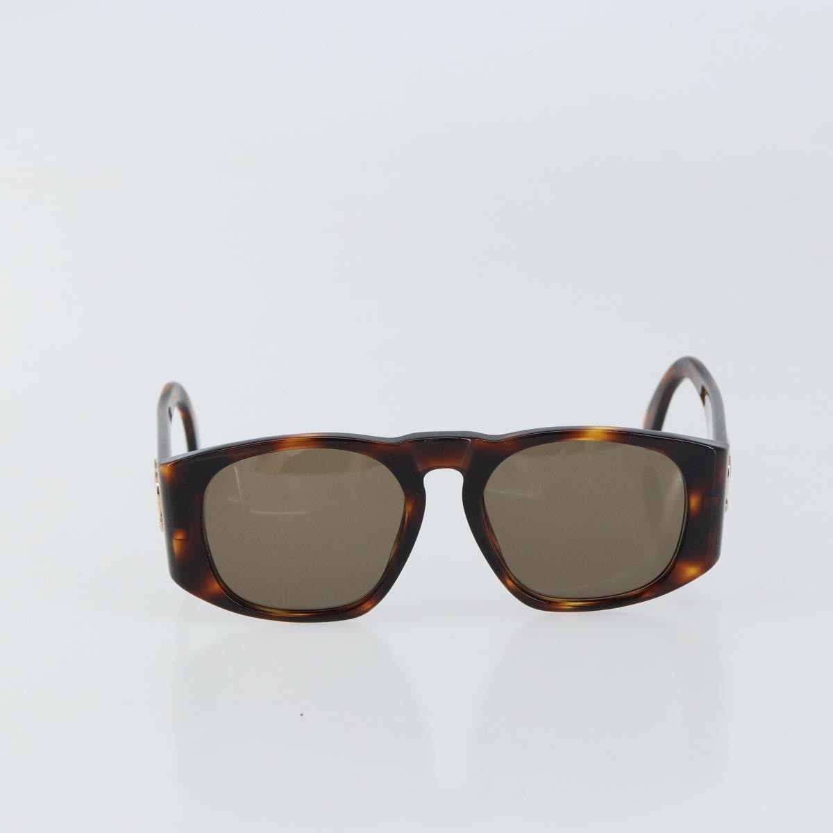 Chanel CHANEL Logo Sunglasses Eye Wear Plastic, Brown, Plastic, Sunglasses
