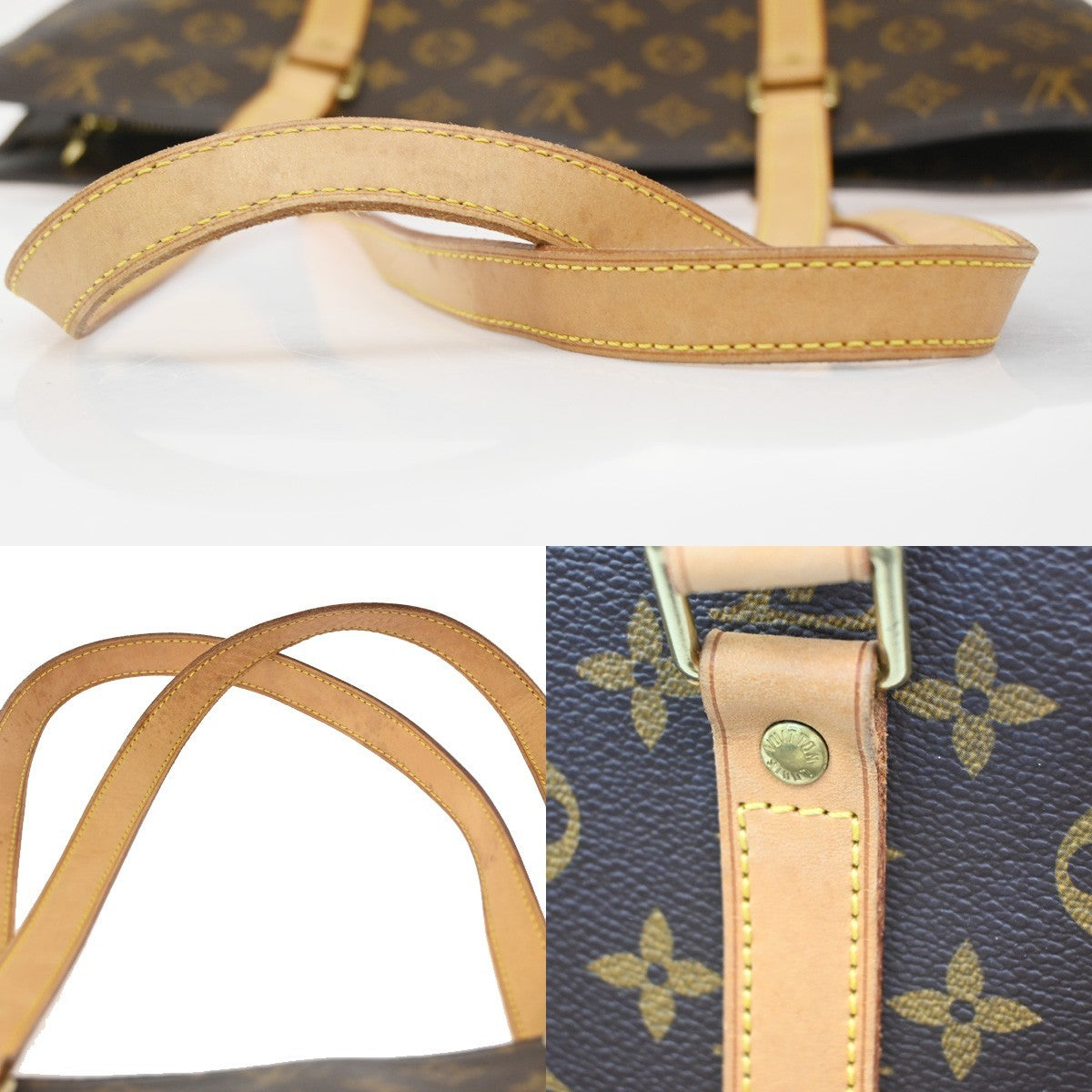 Louis Vuitton Babylone Handbag Monogram Canvas, BROWN, CANVAS, Shoulder bag