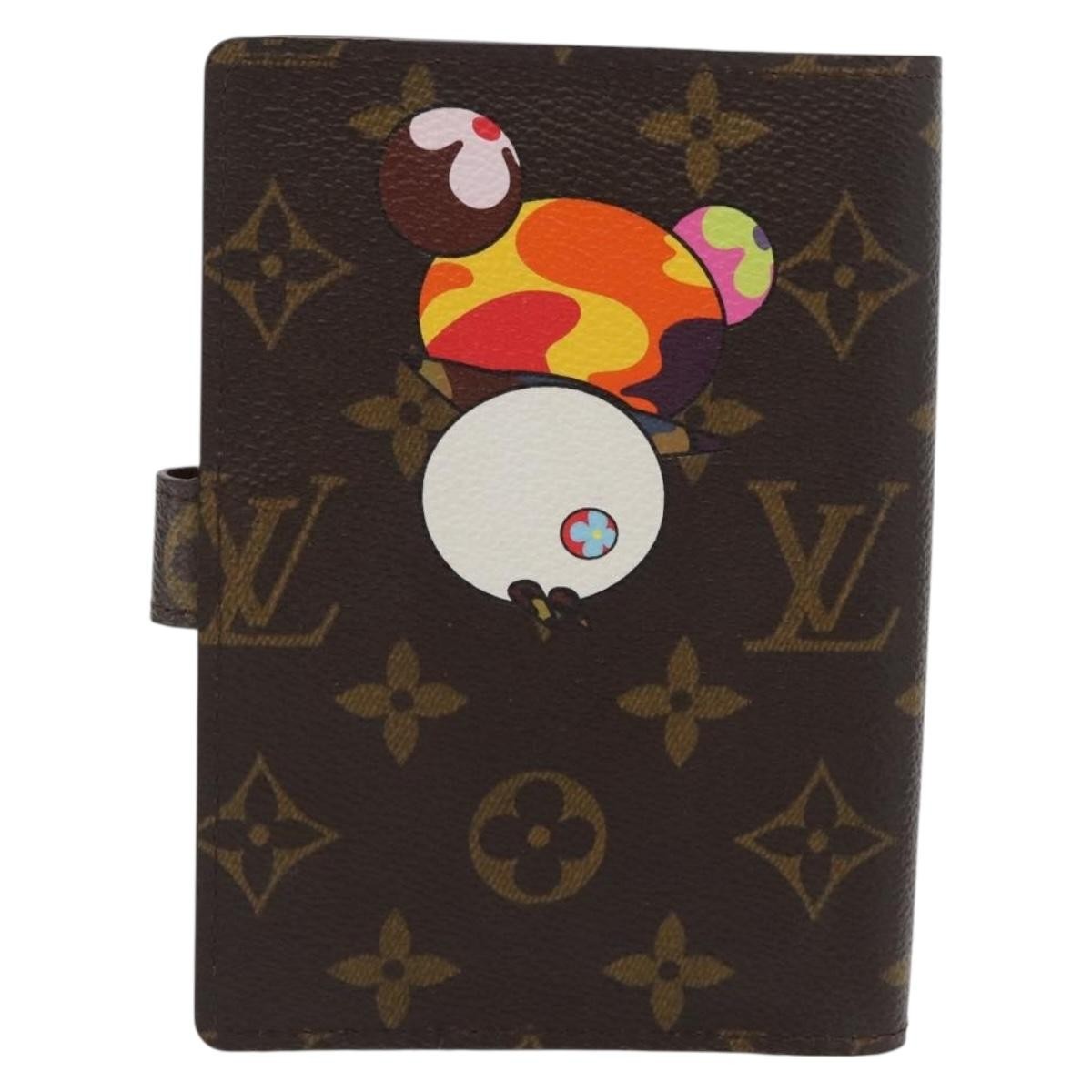Louis Vuitton Agenda Cover Monogram Panda, Brown, Canvas, Wallet