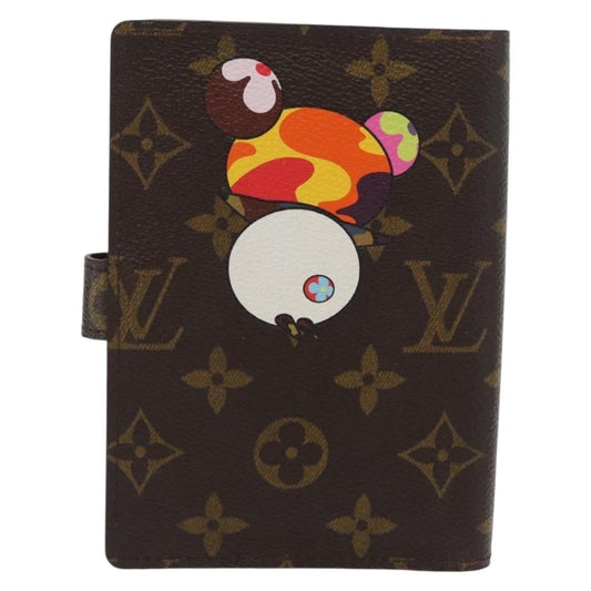 Louis Vuitton Agenda Cover Monogram Panda, Brown, Canvas, Wallet