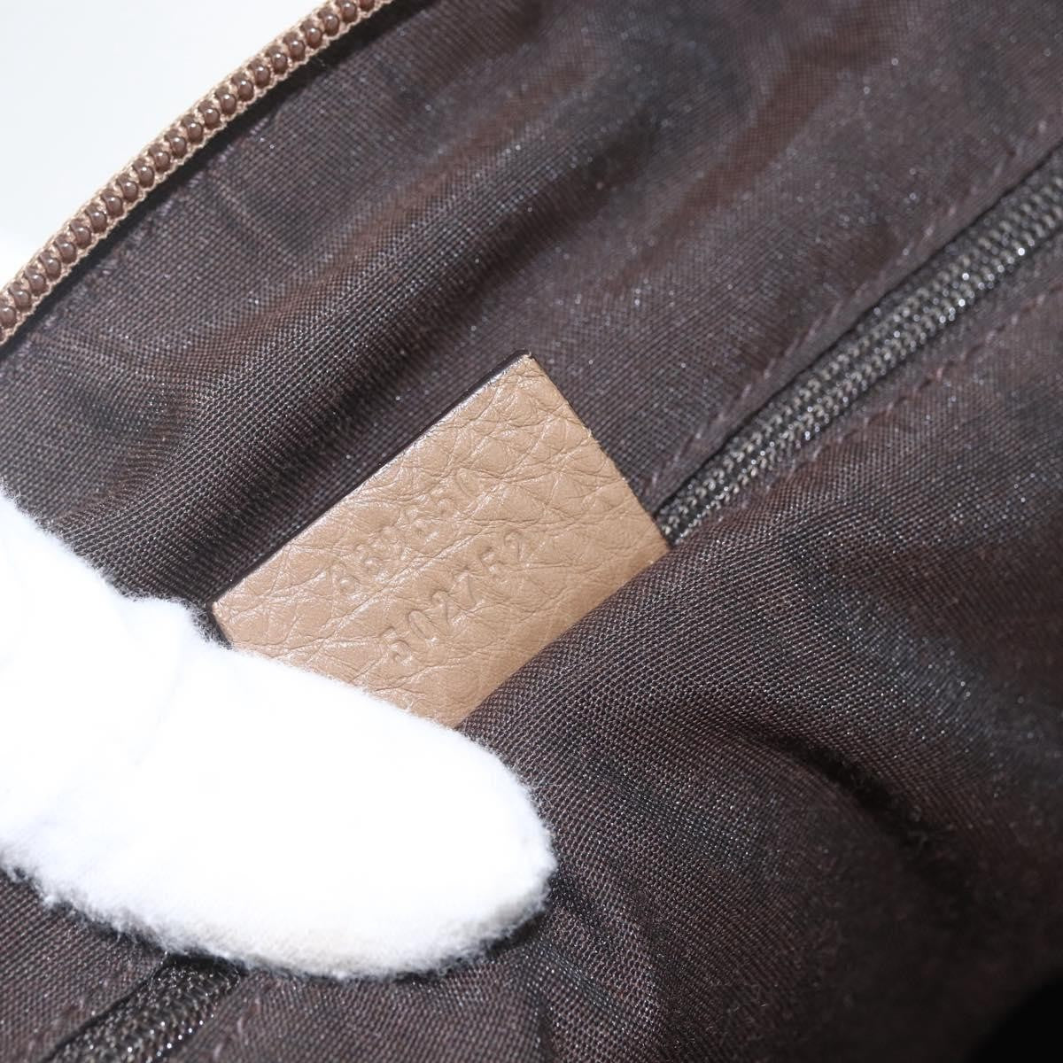 Gucci Vintage tote Leather, BROWN, LEATHER, Tote bag