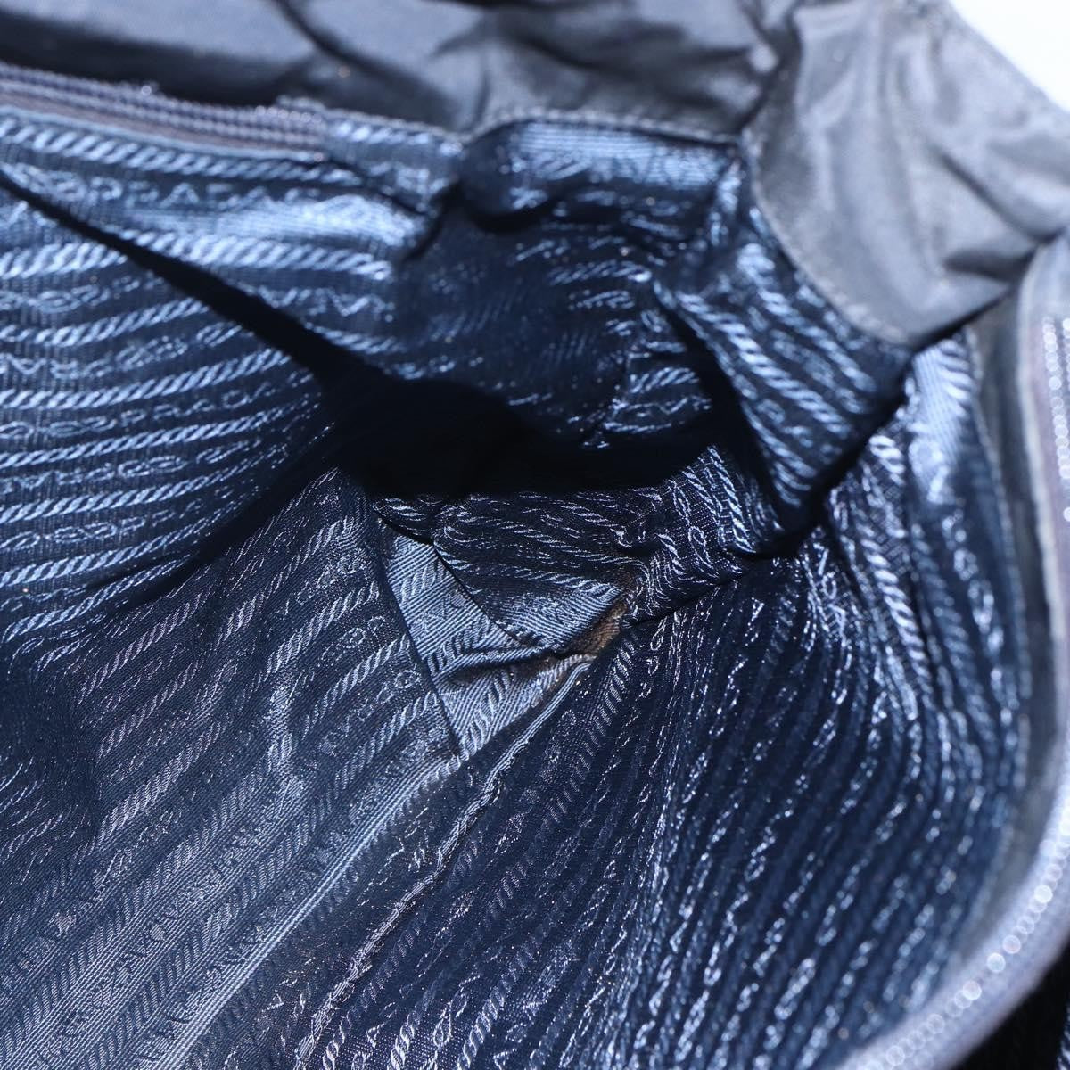Prada Vintage Shoulder Bag Tessuto, Black, Nylon, Shoulder Bag