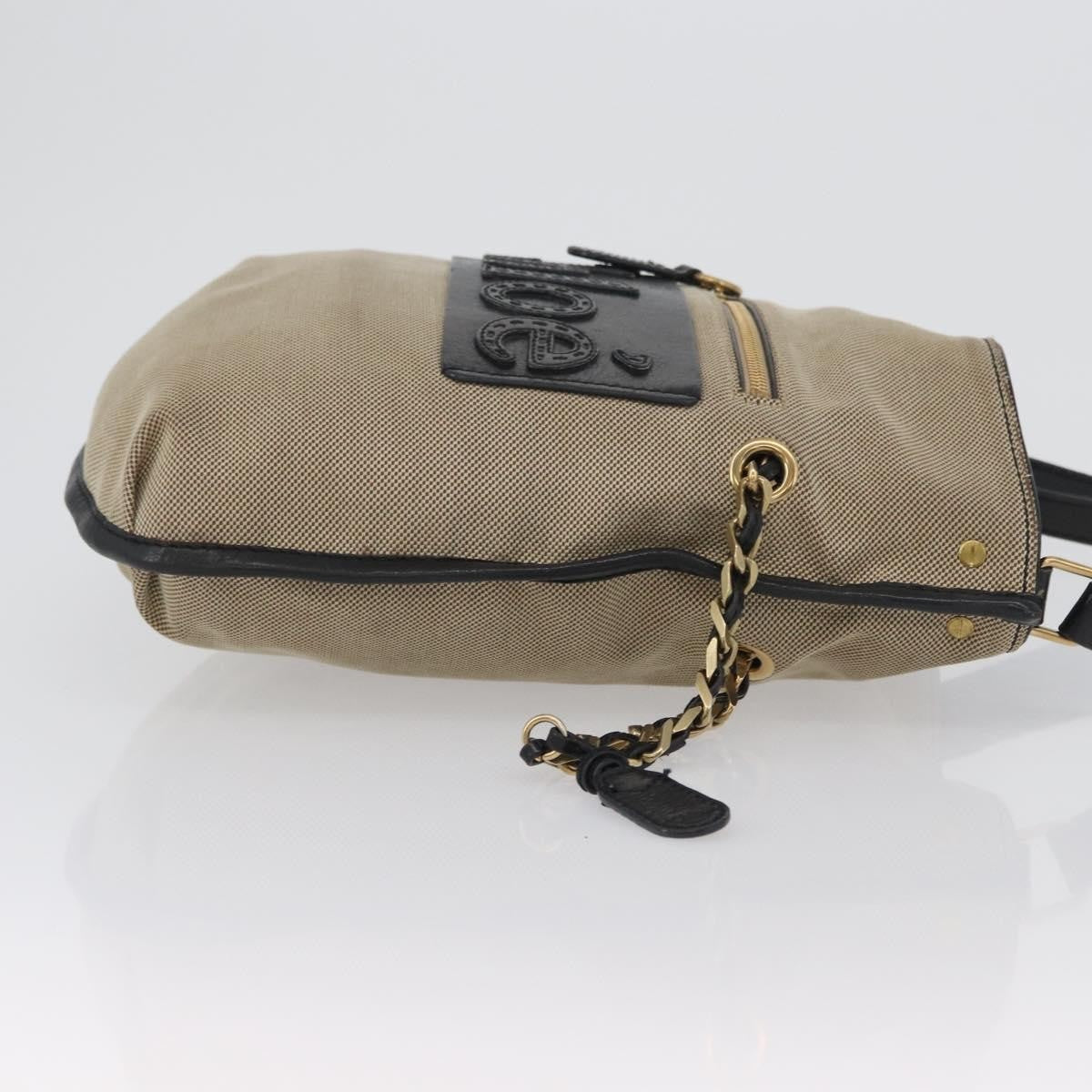 Chloe Vintage Shoulder Bag Canvas, BEIGE, CANVAS, Shoulder bag