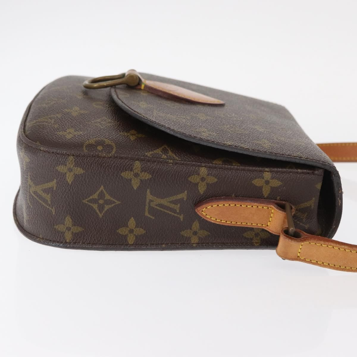 Louis Vuitton Saint Cloud Handbag Monogram Canvas, BROWN, CANVAS, Shoulder bag