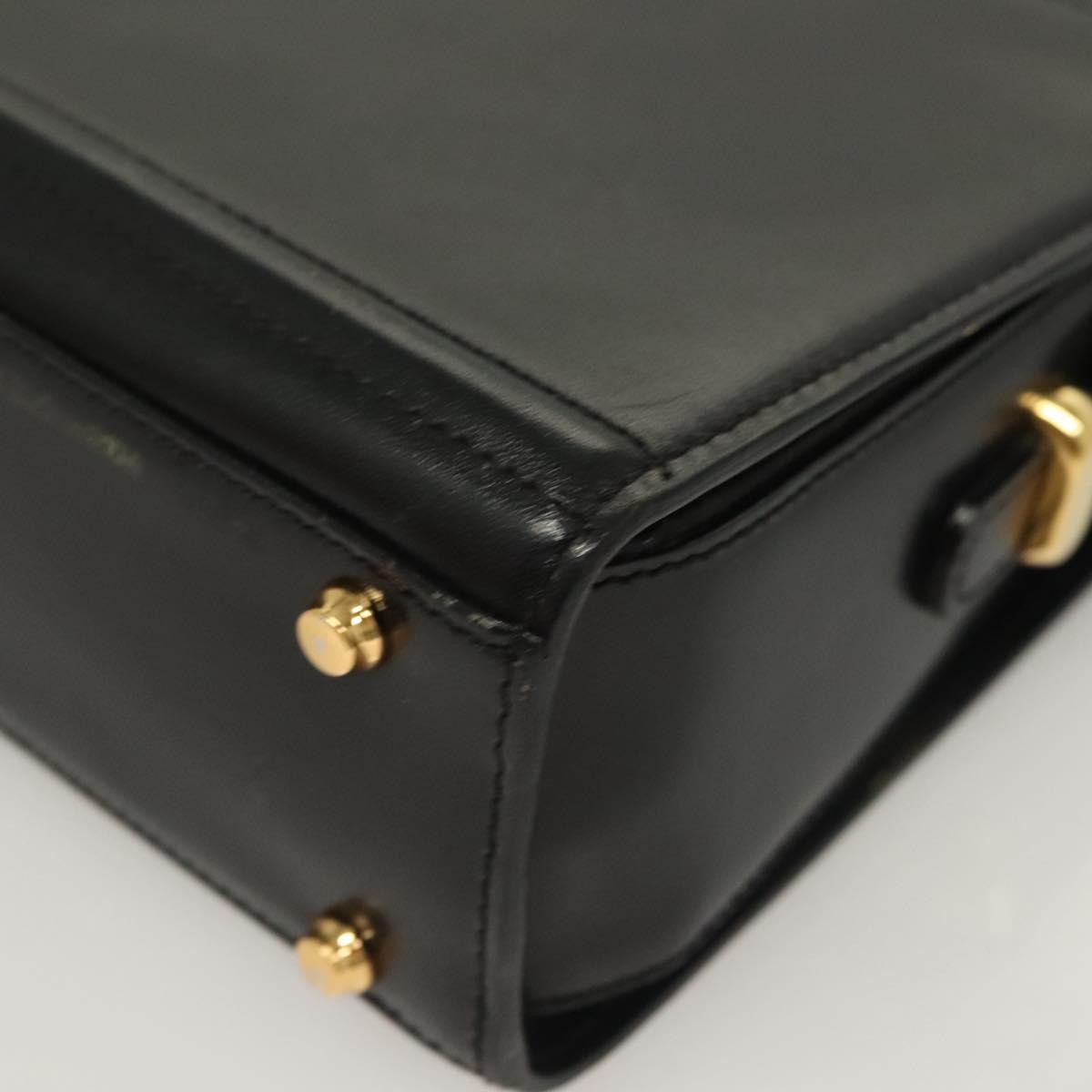 Bally Vintage Shoulder Bag Leather, Black, Leather, Shoulder Bag