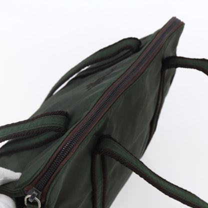 Prada Vintage Tote Tessuto, Khaki, Nylon, Tote Bag