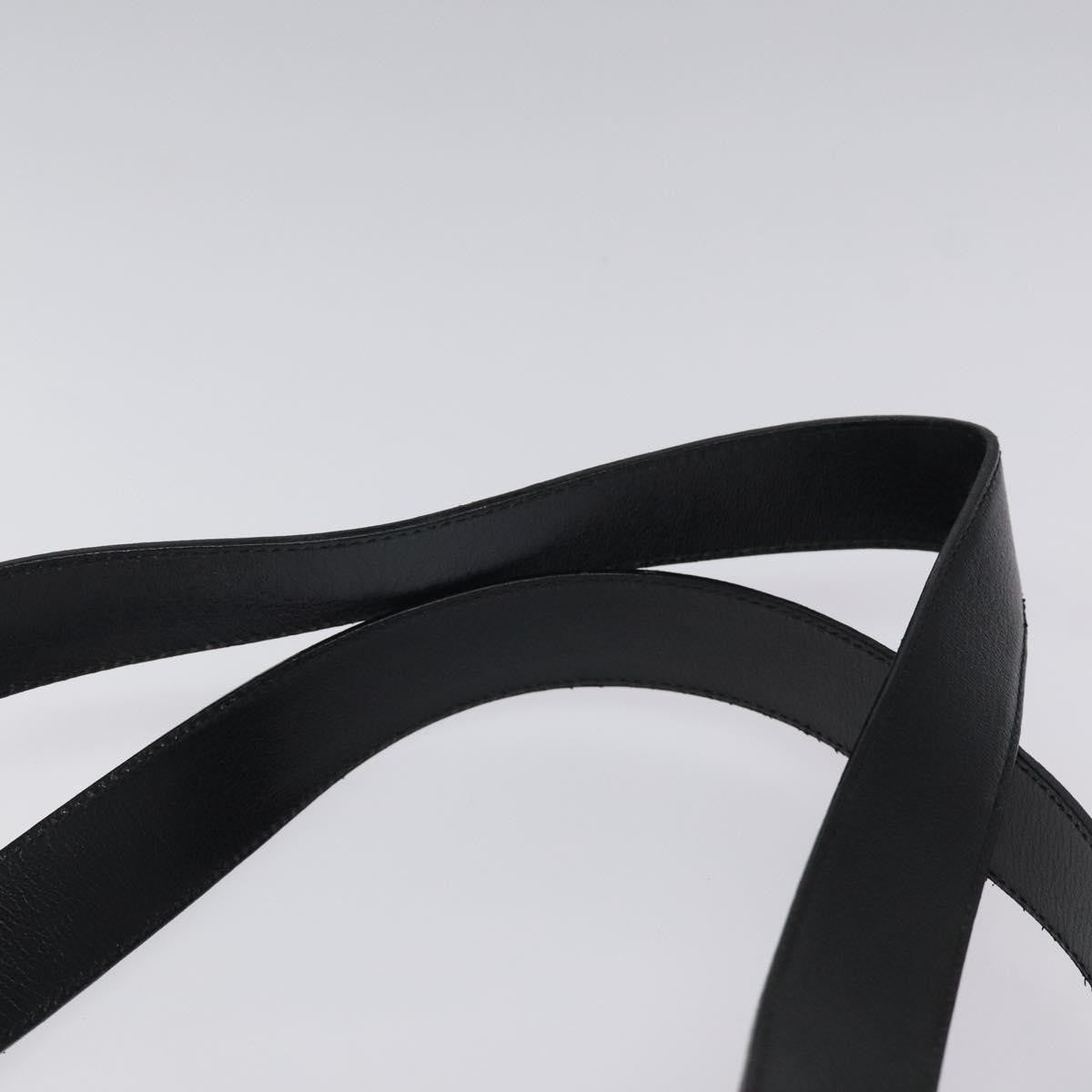 Salvatore Ferragamo Gancini Shoulder Bag Leather, BLACK, LEATHER, Shoulder bag