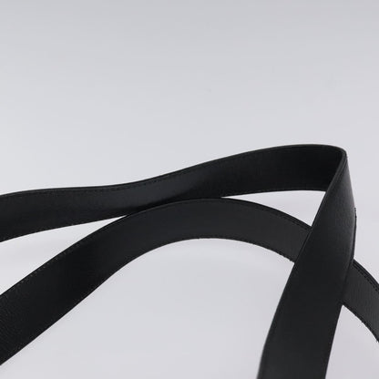 Salvatore Ferragamo Gancini Shoulder Bag Leather, BLACK, LEATHER, Shoulder bag