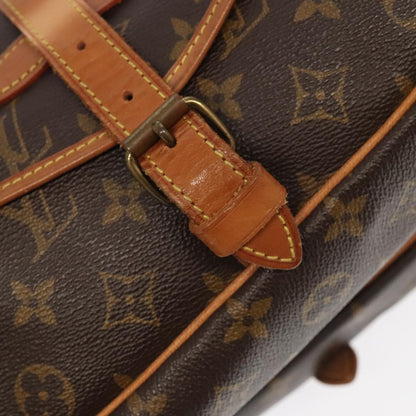 Louis Vuitton Saumur Handbag Monogram Canvas, BROWN, CANVAS, Handbag
