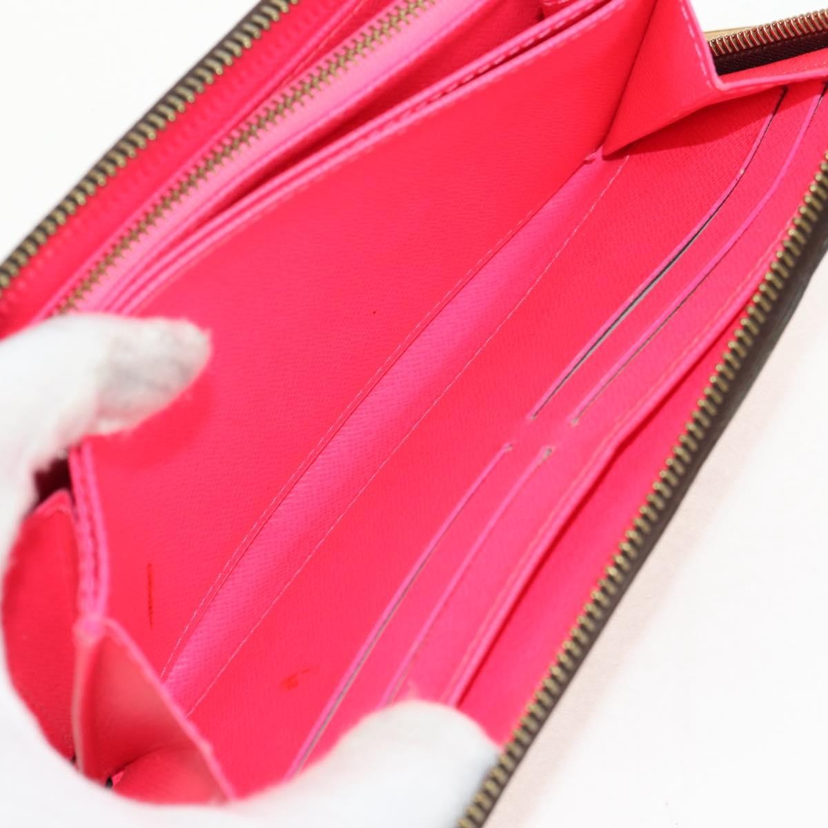 Louis Vuitton Zippy wallet Canvas, PINK, CANVAS, Wallets