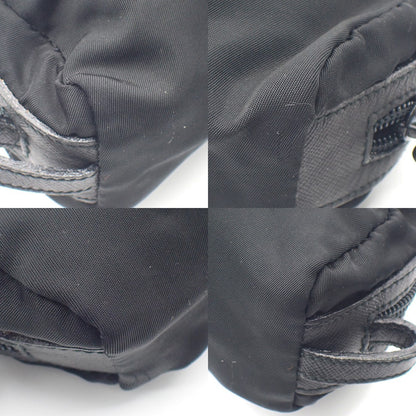 Prada Padded Zip Belt Bag Tessuto, BLACK, NYLON, Clutche & pouche