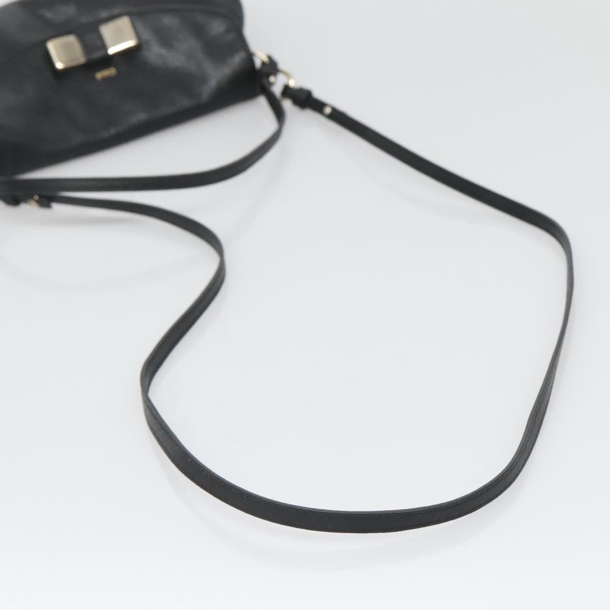 Chloe Lily Handbag Leather, BLACK, LEATHER, Handbag
