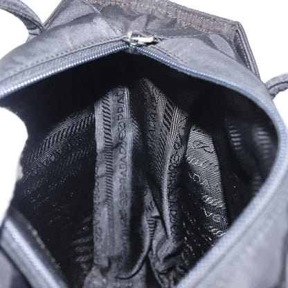 Prada Vintage Zip Tote Tessuto, BLACK, NYLON, Tote bag