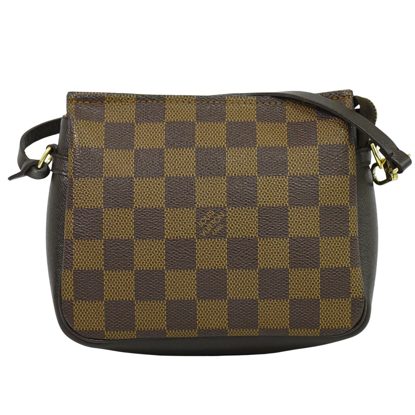 Louis Vuitton Trousse Make Up Bag Damier Canvas, BROWN, CANVAS, Clutche & pouche