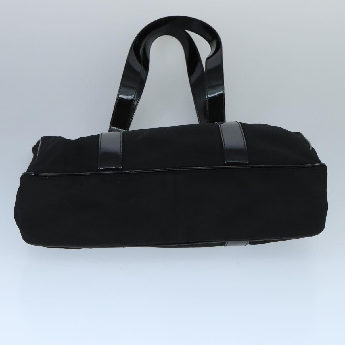 Salvatore Ferragamo Vala Canvas, BLACK, CANVAS, Tote bag