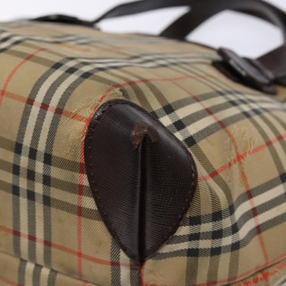 Burberry Nova Check Handbag Nova Check Canvas and leather, BEIGE, CANVAS, Handbag