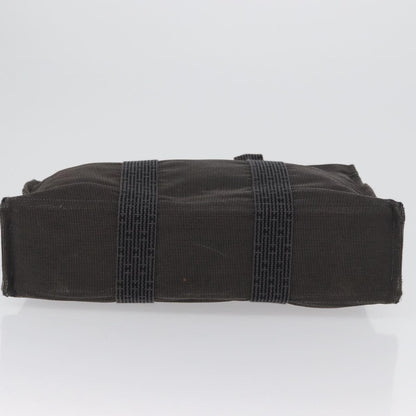 Hermes Fourre-tout Herline Canvas, GRAY, CANVAS, Tote bag