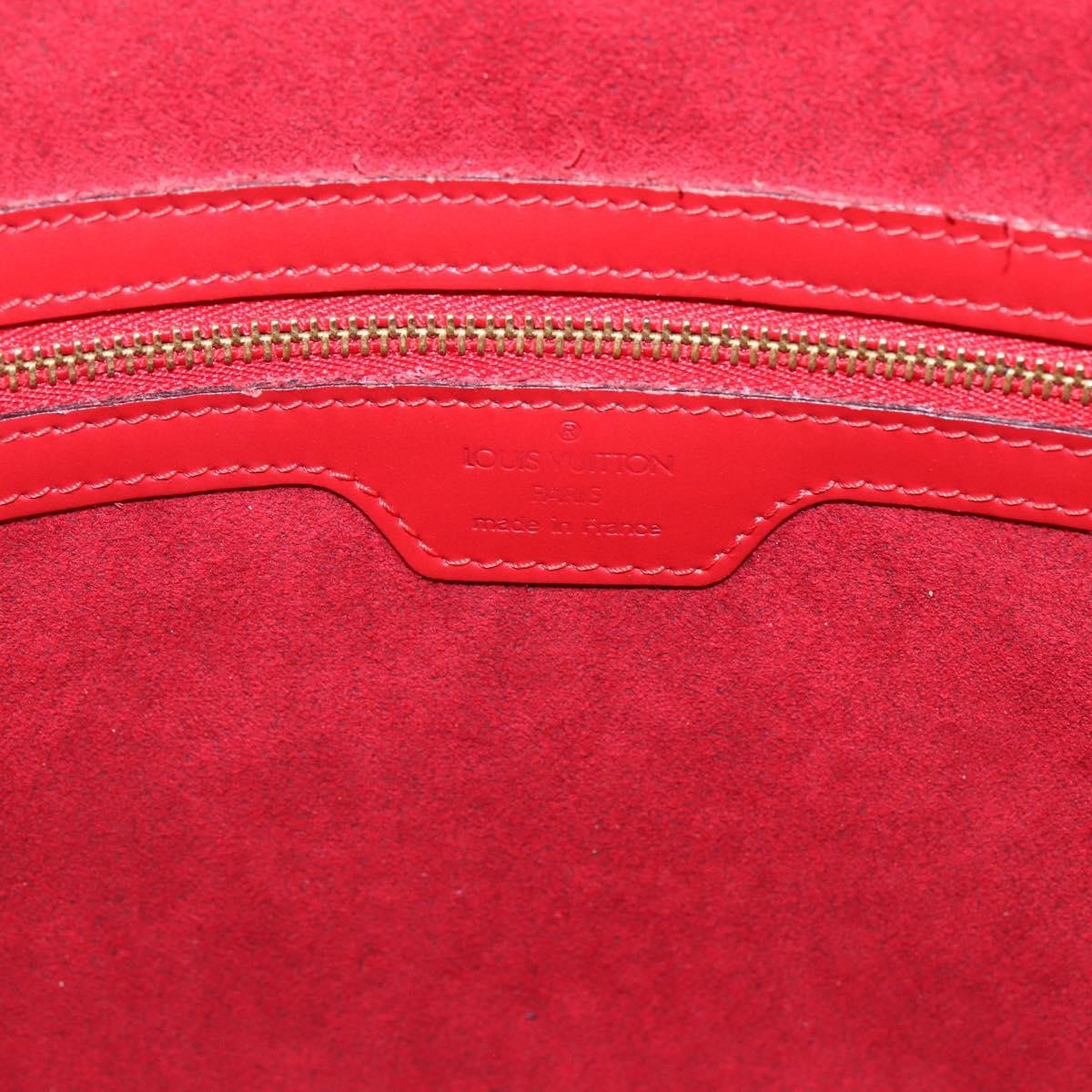 Louis Vuitton Lussac Handbag Epi Leather, RED, LEATHER, Shoulder bag