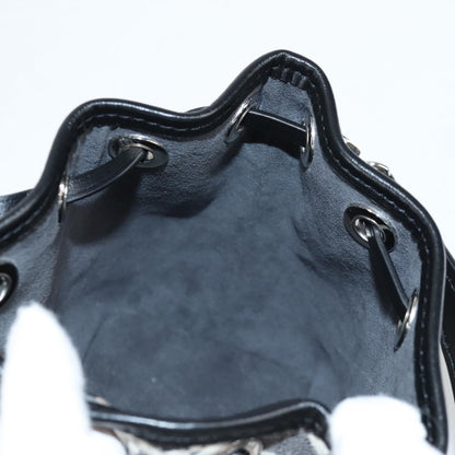 Louis Vuitton Noe NM Handbag Monogram Jacquard Denim, BLACK, CANVAS, Shoulder bag