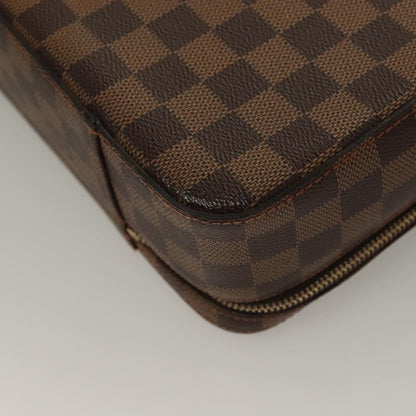 Louis Vuitton Sabana Laptop Briefcase Damier, BROWN, CANVAS, Briefcase