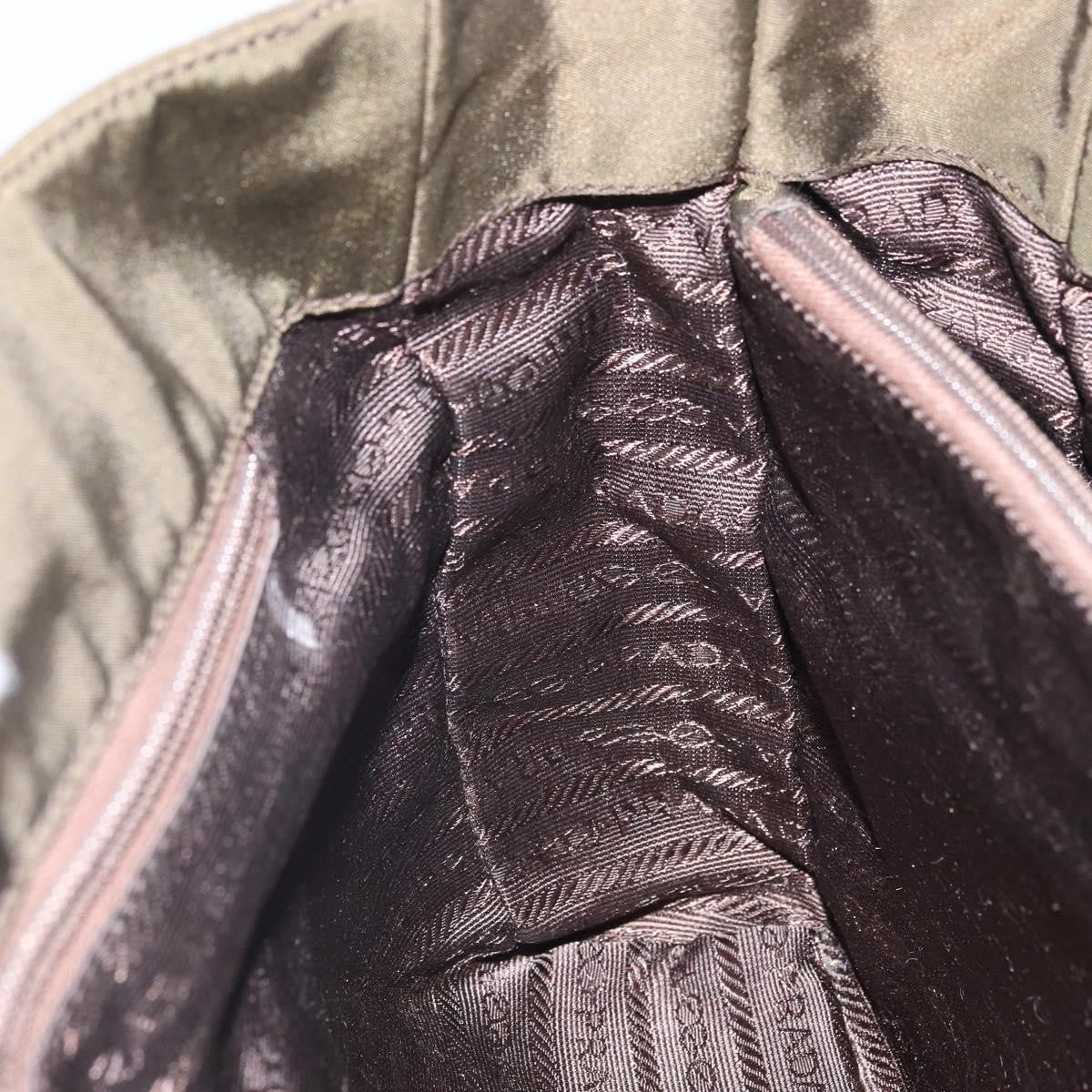 Prada Open Tote Tessuto, KHAKI, NYLON, Handbag