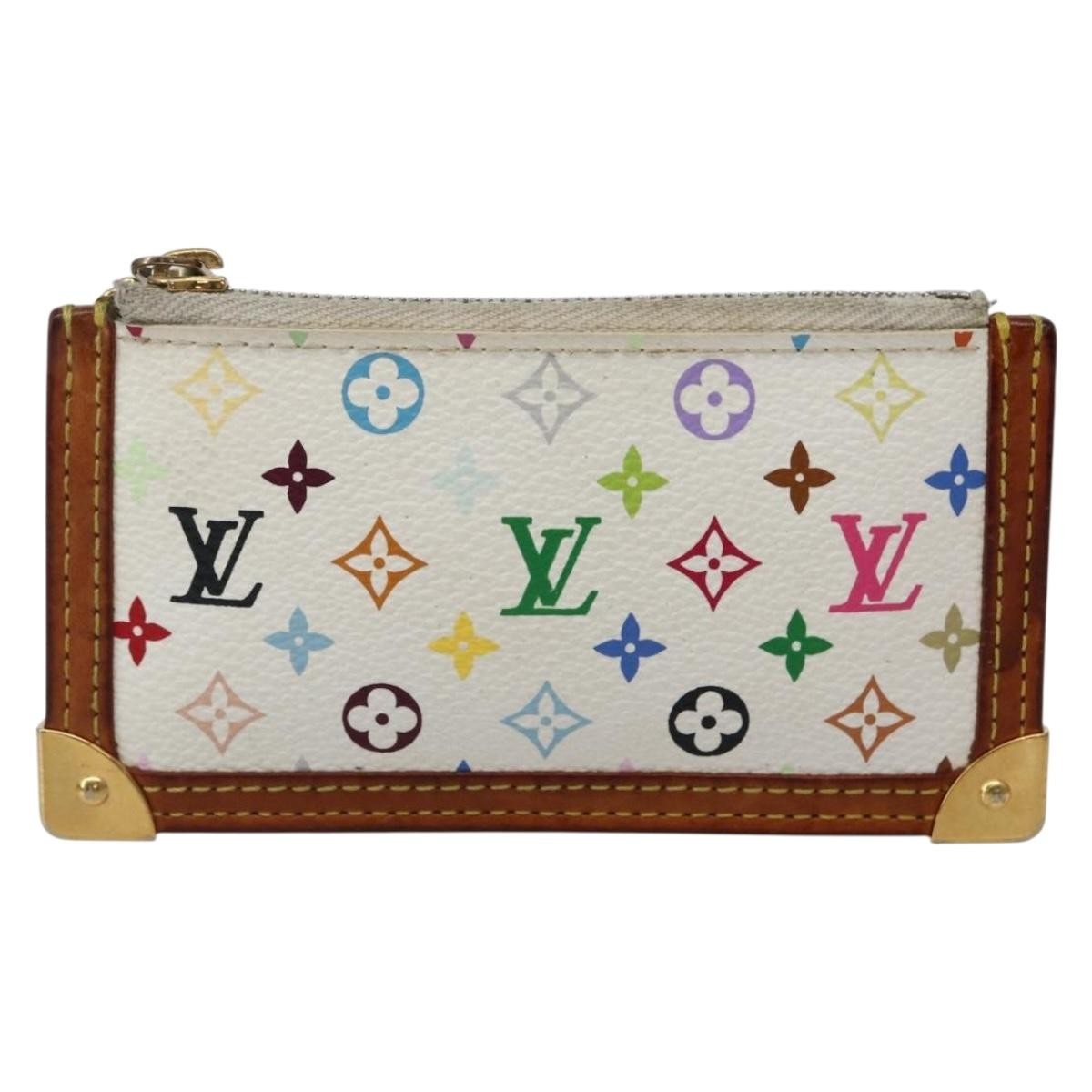 Louis Vuitton Pochette Clés Monogram Canvas, MULTICOLOUR, CANVAS, Wallets