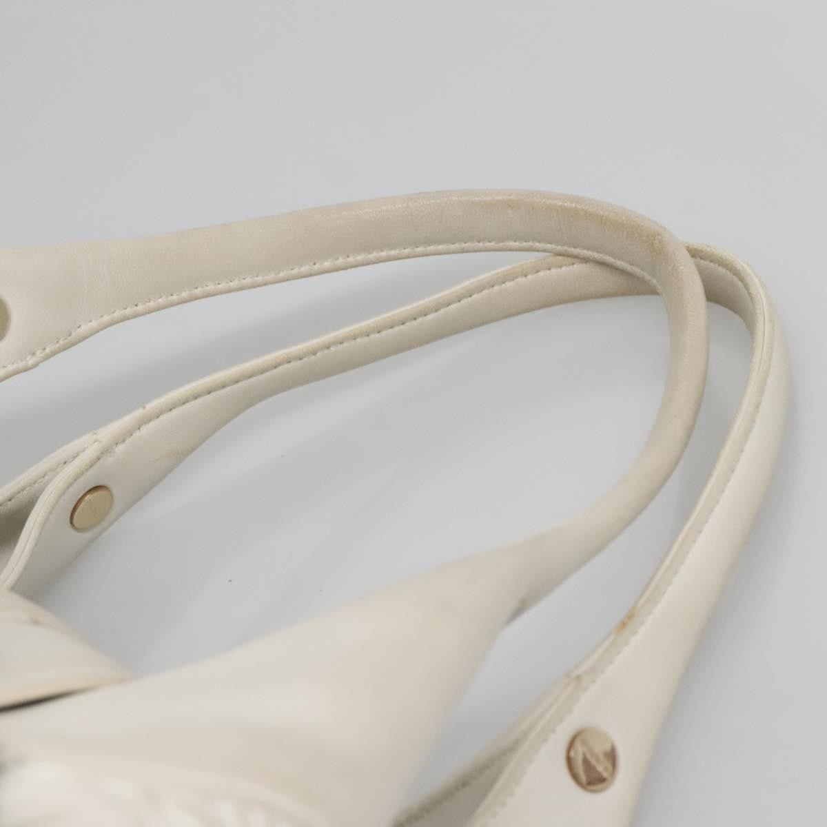 Bvlgari Chandra Hobo Leather, White, Leather, Handbag