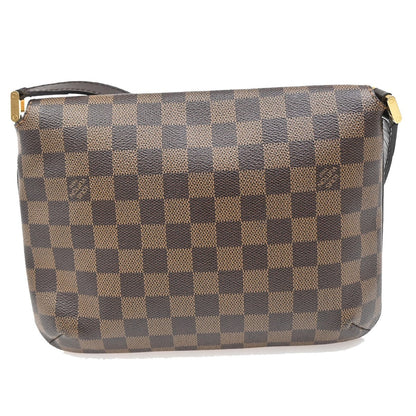 Louis Vuitton Musette Tango Handbag Damier, BROWN, CANVAS, Shoulder bag
