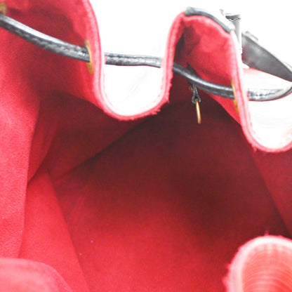 Louis Vuitton Petit Noe Handbag Epi Leather, RED, LEATHER, Shoulder bag