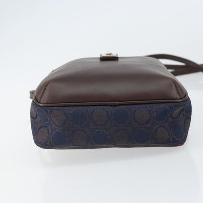 Salvatore Ferragamo Gancini Shoulder Bag Nylon, Navy, Nylon, Shoulder Bag