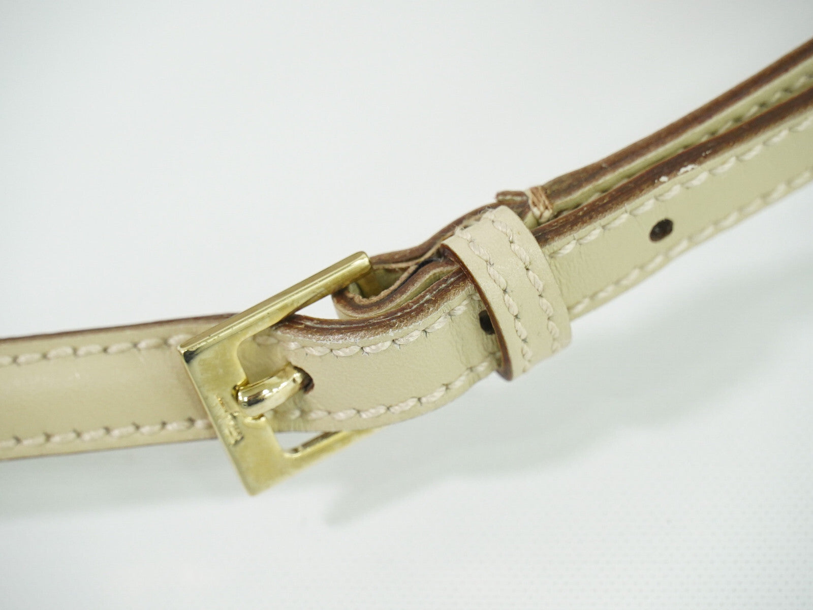 Salvatore Ferragamo Gancini Shoulder Bag Canvas, BEIGE, CANVAS, Shoulder bag