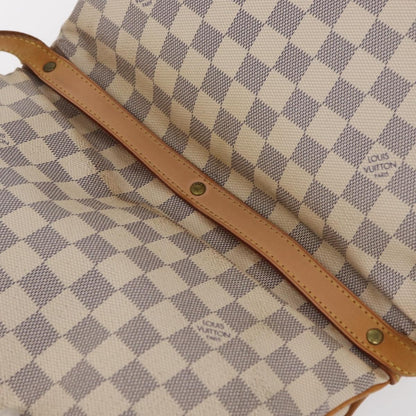 Louis Vuitton Saumur Handbag Damier, BEIGE, CANVAS, Shoulder bag