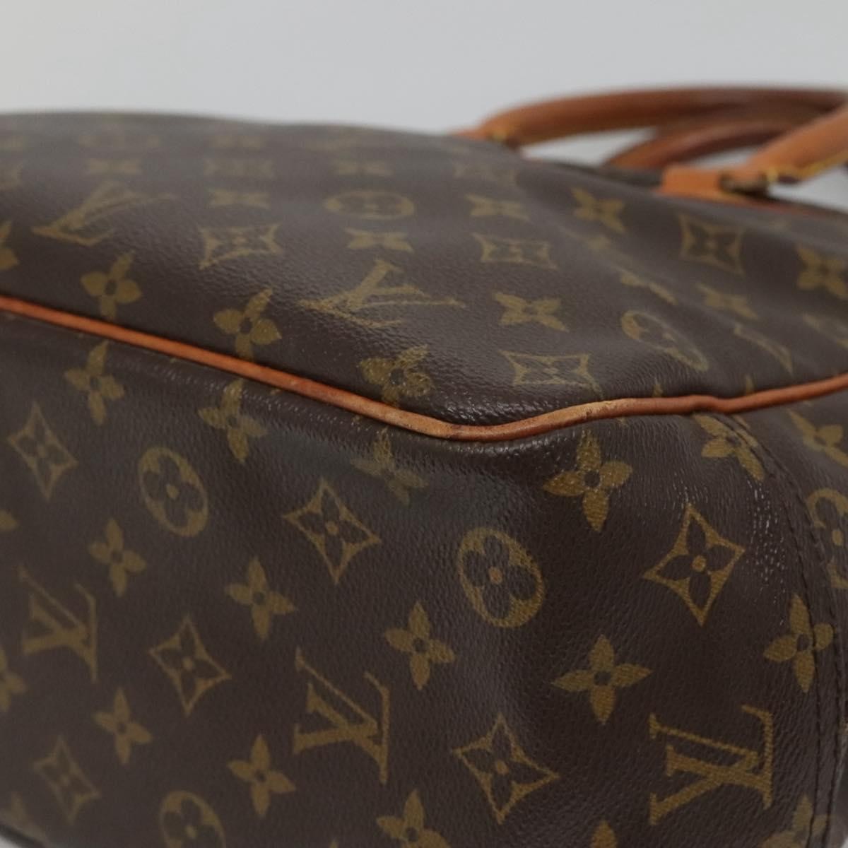 Louis Vuitton Deauville Handbag Monogram Canvas, BROWN, CANVAS, Handbag